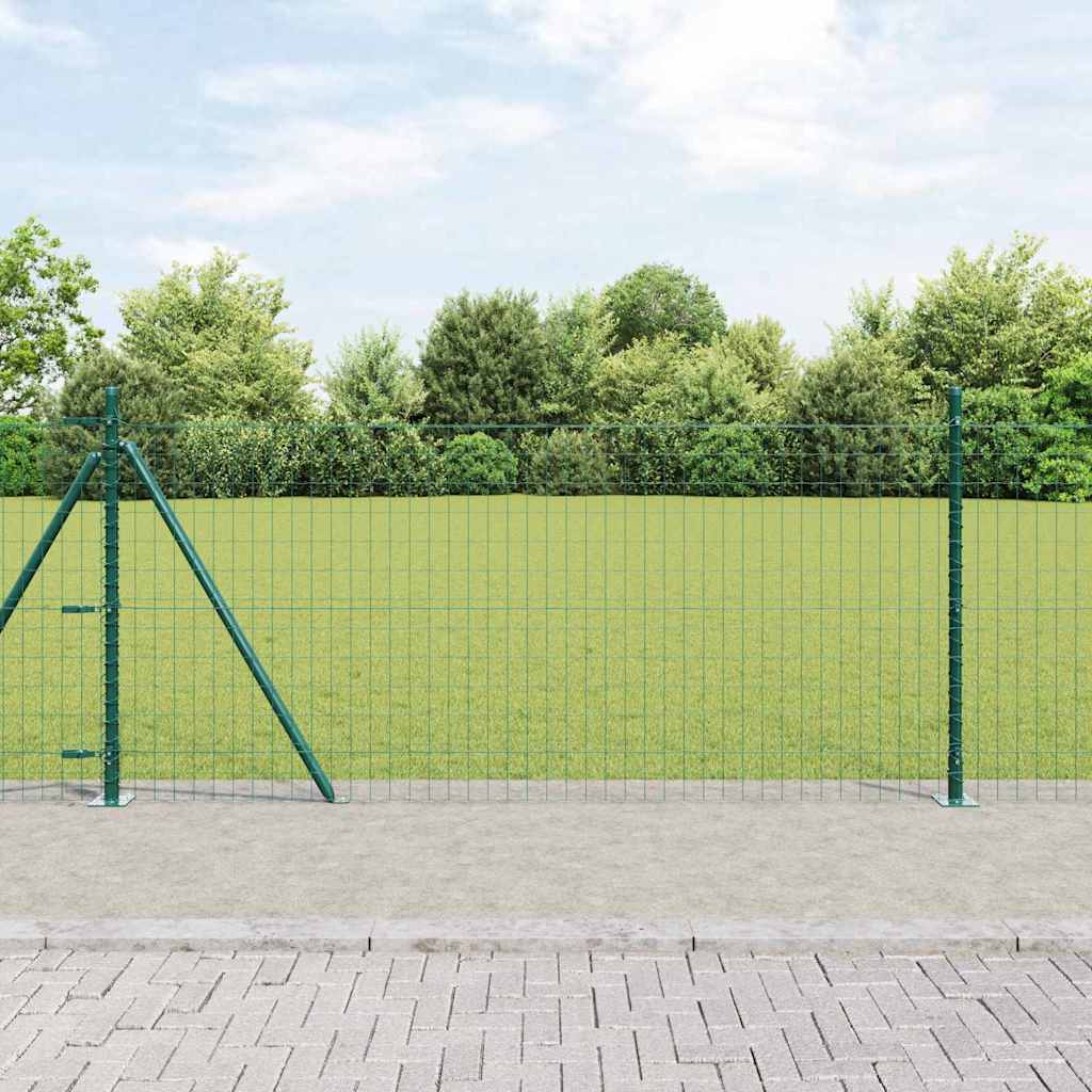 Zavareno žičano ogradno mreža s betonskom podlogom