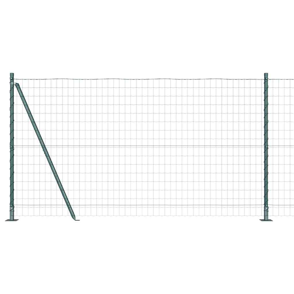 Zavareno žičano ogradno mreža s betonskom podlogom