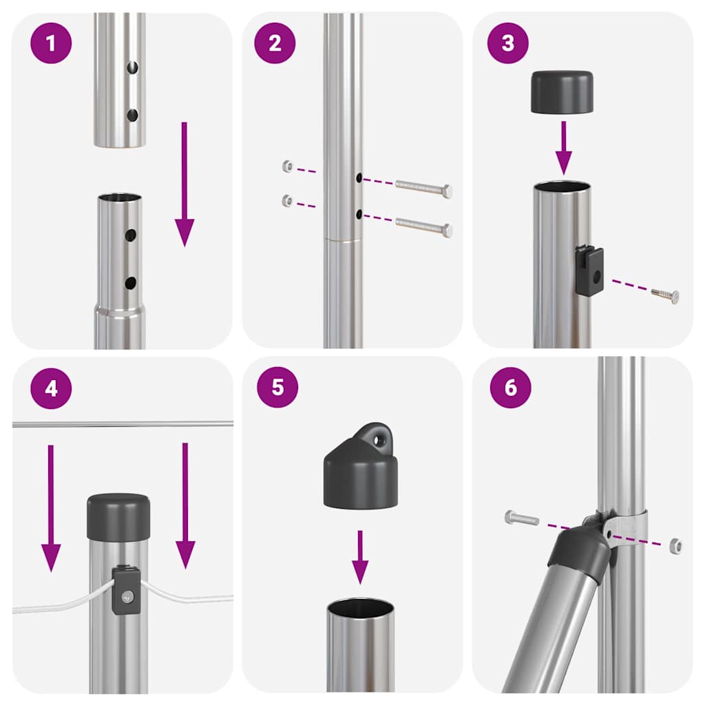Temeljna zavarena žičana ograda 50 x 1,2 m (Š x V)