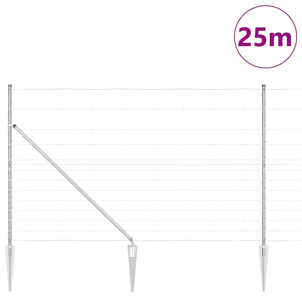 Zavareno žičano ograđivanje s bodljama 25 x 1,5 m (Š x V)