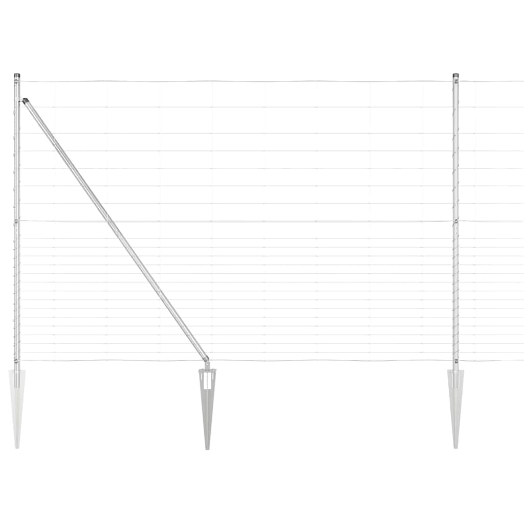Zavareno žičano ograđivanje s bodljama 25 x 1,6 m (Š x V)