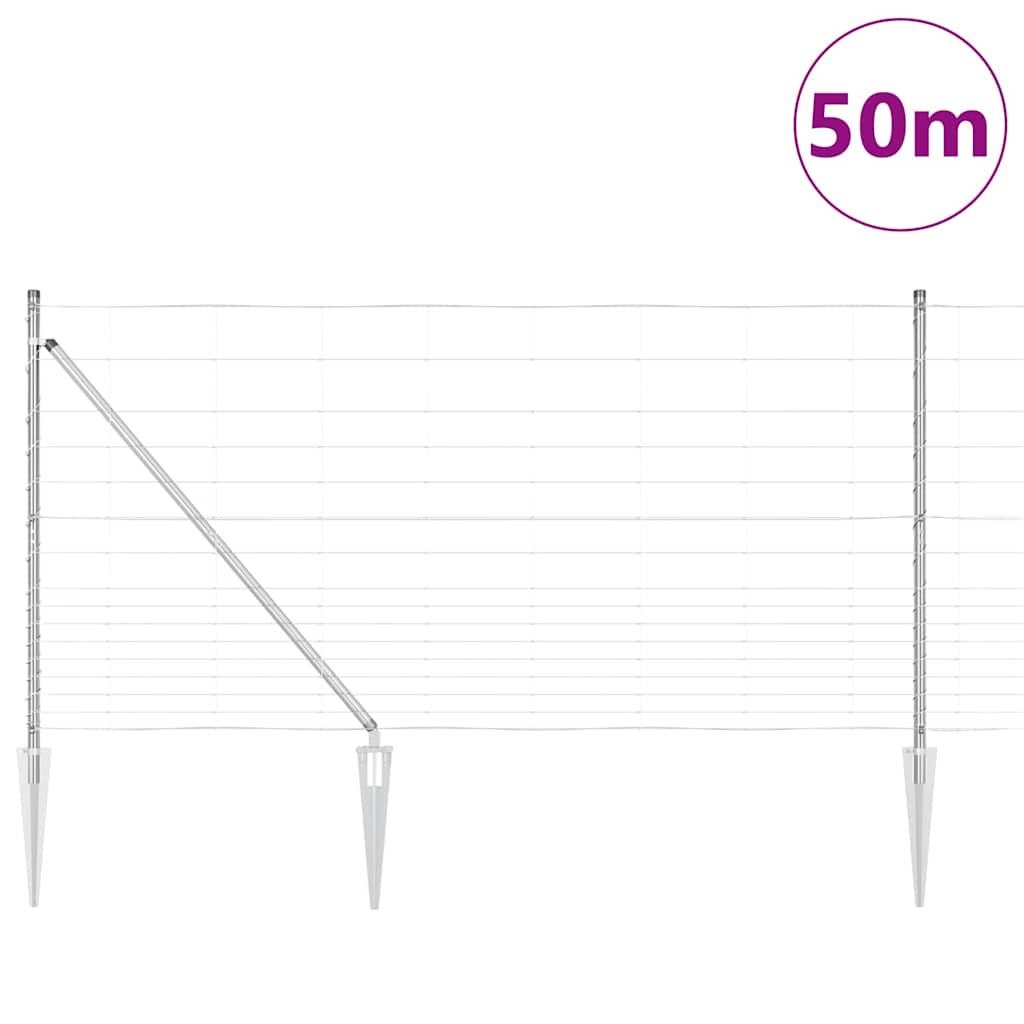 Zavareno žičano ograđivanje s bodljama 50 x 1,2 m (Š x V)