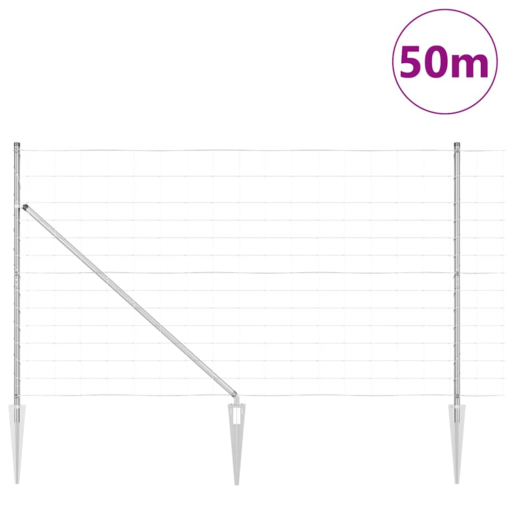 Zavareno žičano ograđivanje s bodljama 50 x 1,2 m (Š x V)