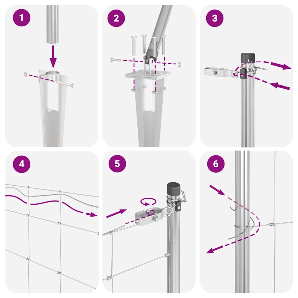 Zavareno žičano ograđivanje s bodljama 100 x 0,8 m (Š x V)