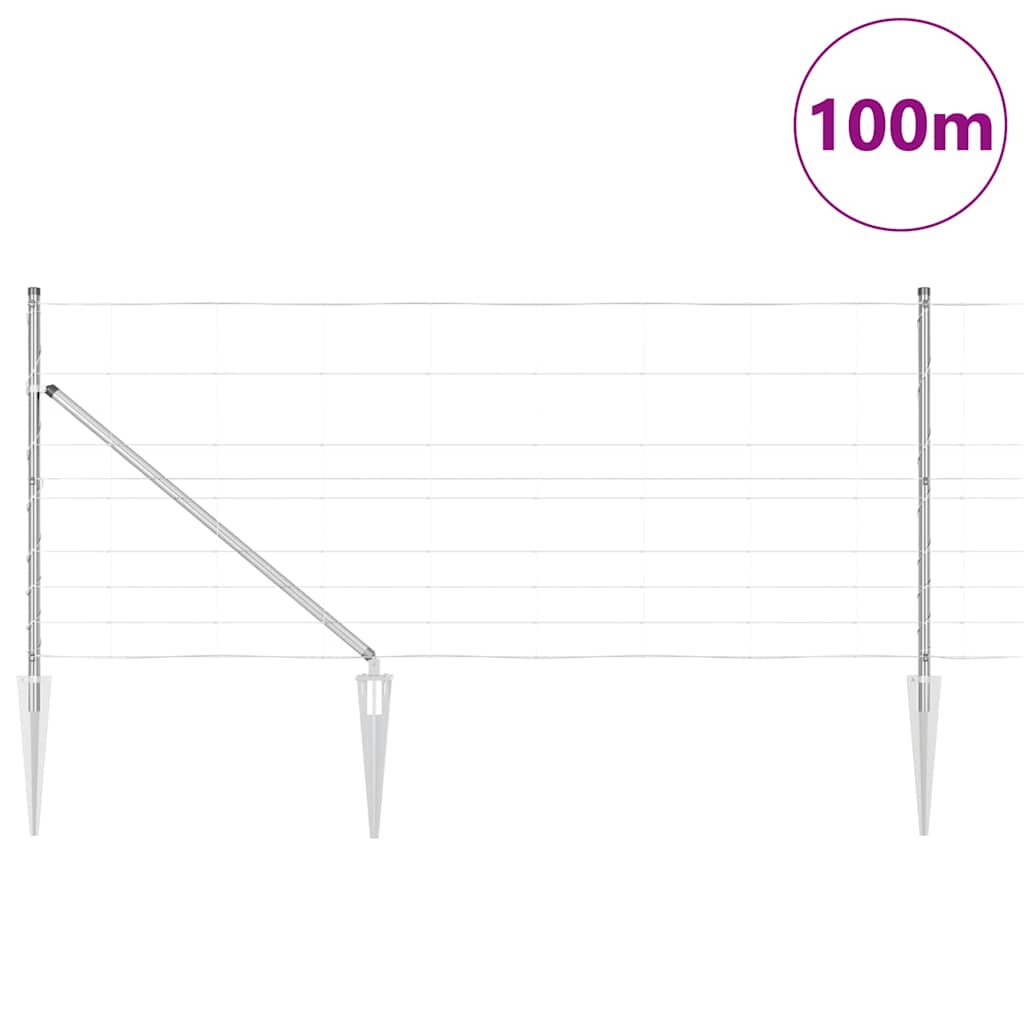 Zavareno žičano ograđivanje s bodljama 100 x 1 m (Š x V)