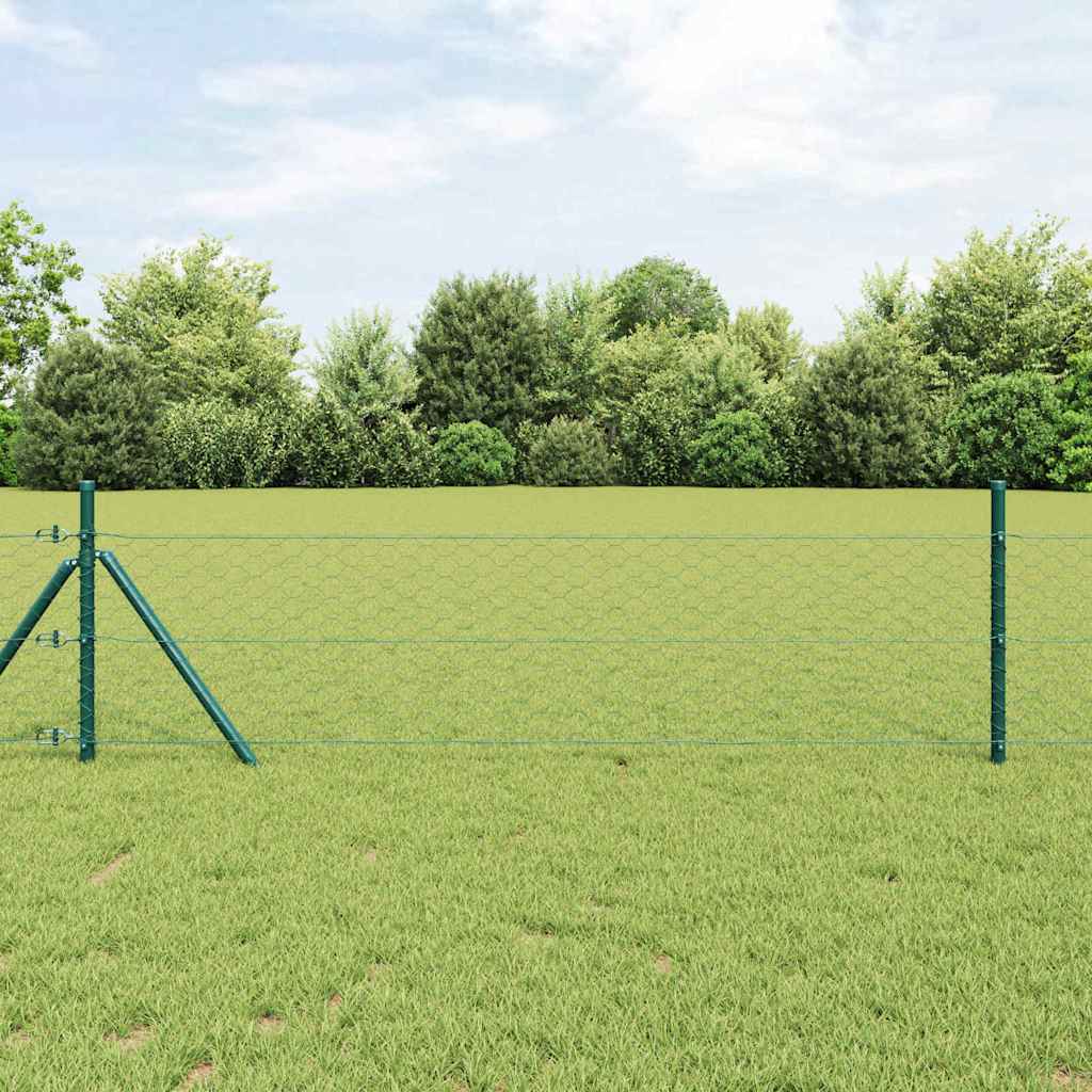 Temeljna zavarena žičana ograda 25 x 0,5 m (Š x V)