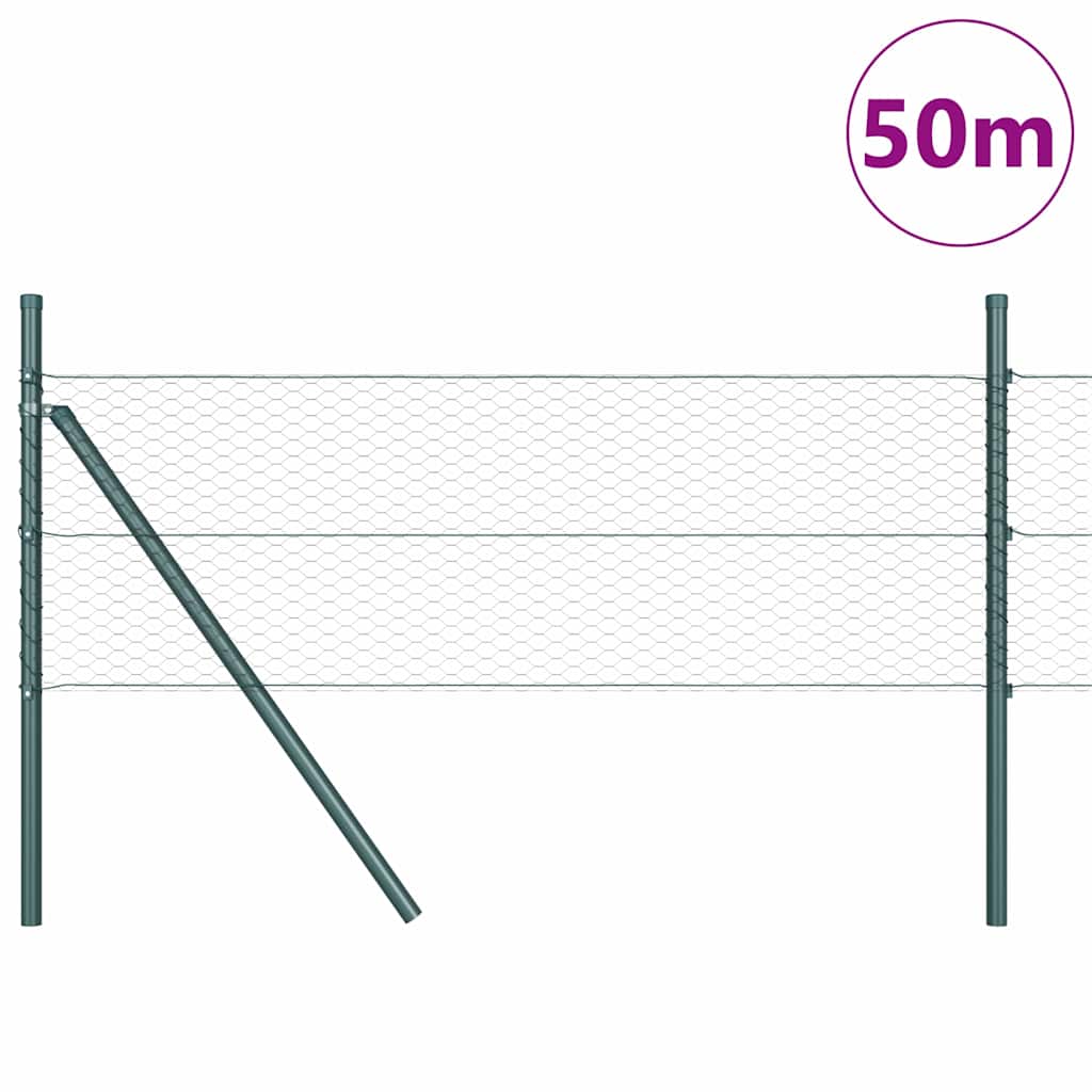 Temeljna zavarena žičana ograda 50 x 0,5 m (Š x V)