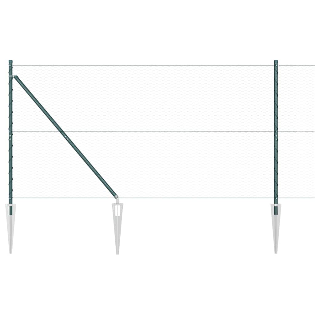 Zavareno žičano ograđivanje s bodljama 25 x 1,4 m (Š x V)