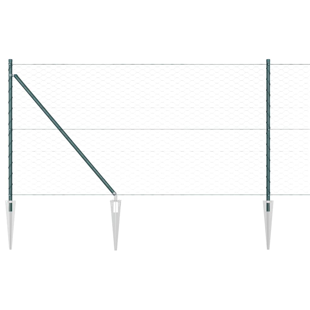 Zavareno žičano ograđivanje s bodljama 50 x 1 m (Š x V)