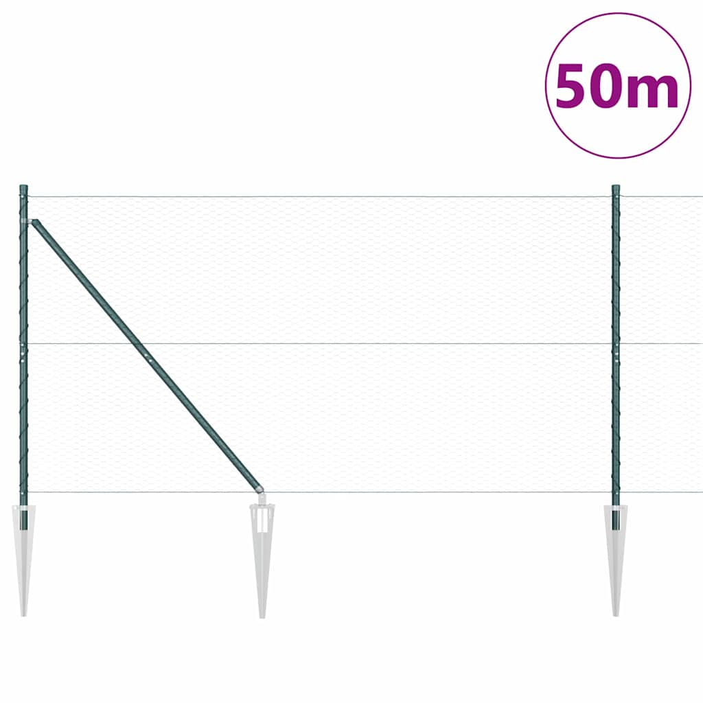 Zavareno žičano ograđivanje s bodljama 50 x 1,2 m (Š x V)