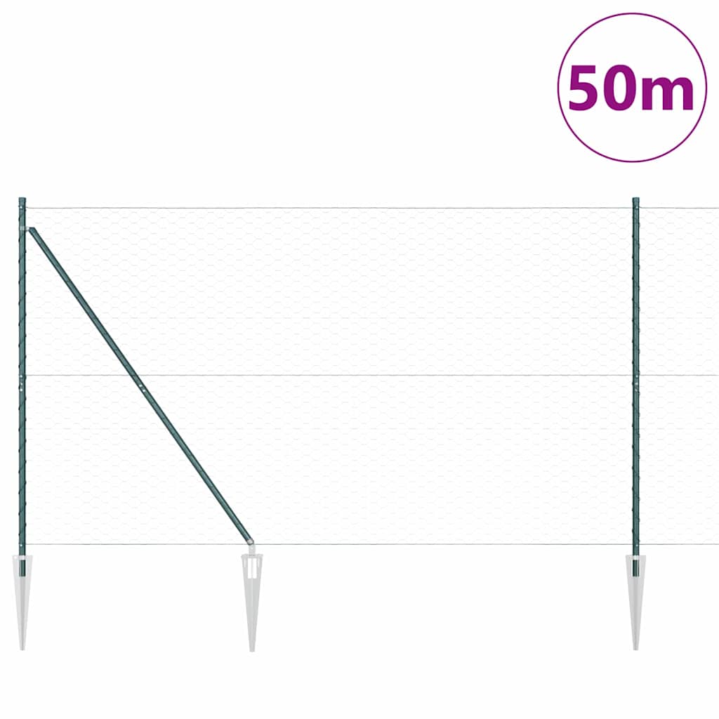 Zavareno žičano ograđivanje s bodljama 50 x 1,6 m (Š x V)