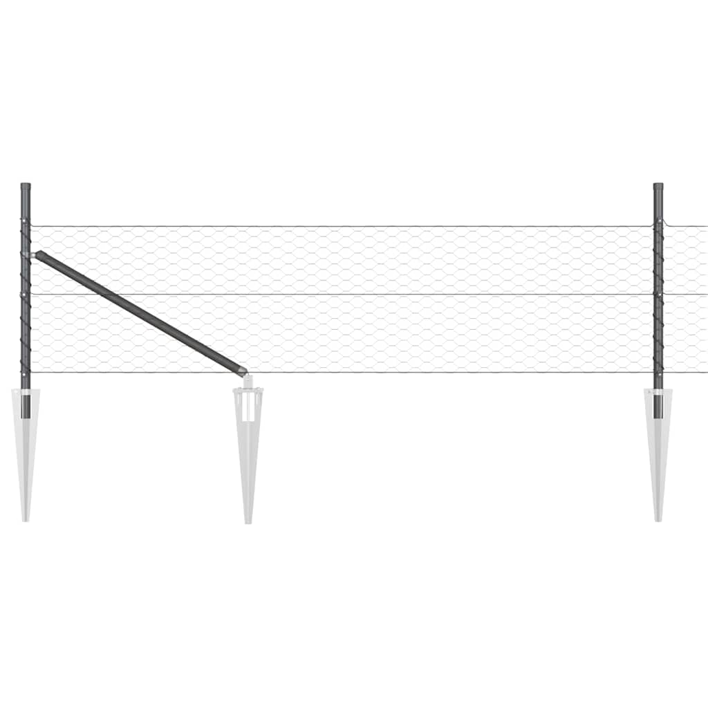 Zavareno žičano ograđivanje s bodljama 50 x 0,8 m (Š x V)