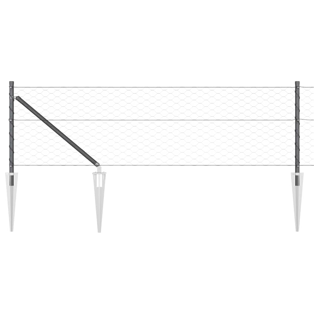 Zavareno žičano ograđivanje s bodljama 100 x 0,6 m (Š x V)