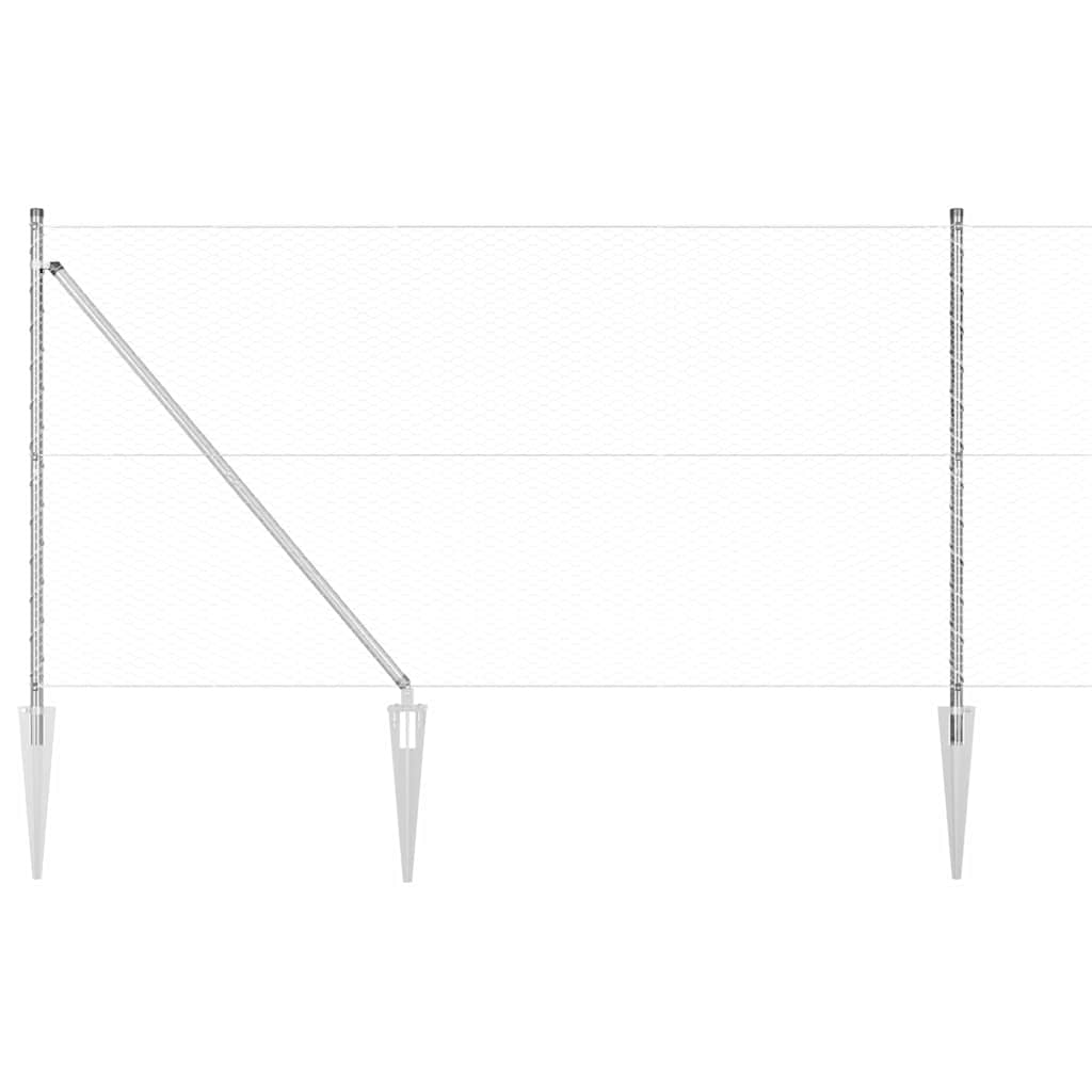 Zavareno žičano ograđivanje s bodljama 25 x 1,4 m (Š x V)