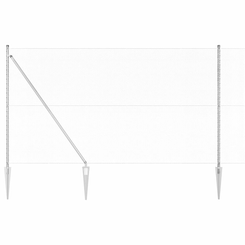 Zavareno žičano ograđivanje s bodljama 50 x 1,6 m (Š x V)