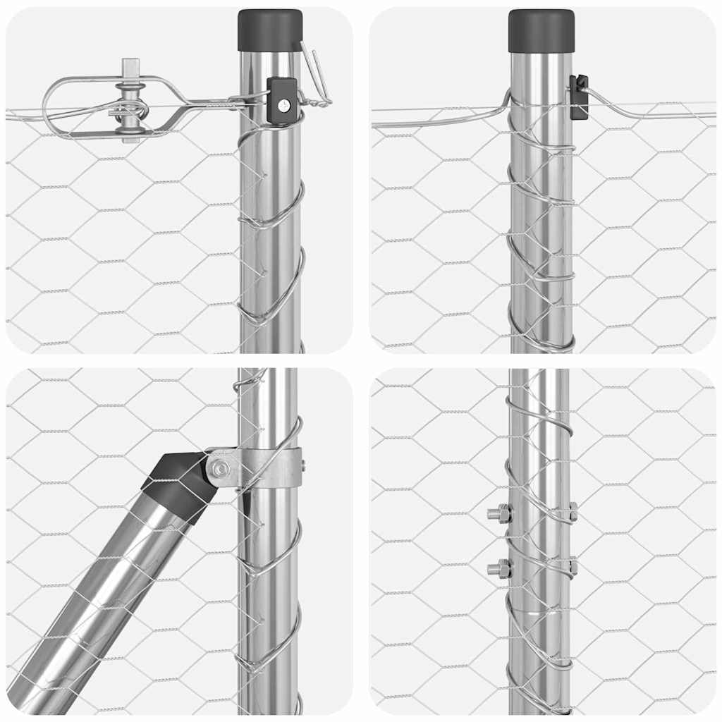 Zavareno žičano ograđivanje s bodljama 50 x 1,6 m (Š x V)