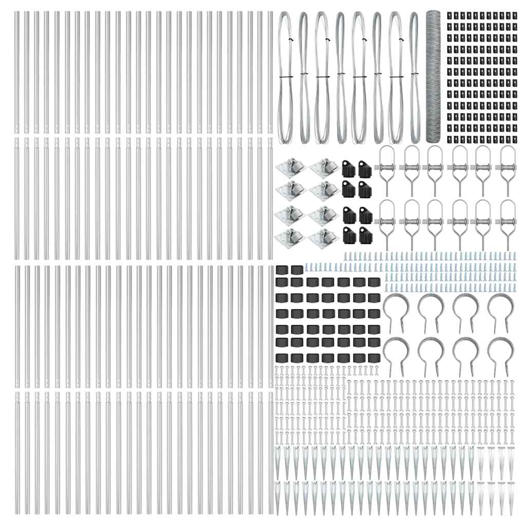 Zavareno žičano ograđivanje s bodljama 100 x 1,4 m (Š x V)