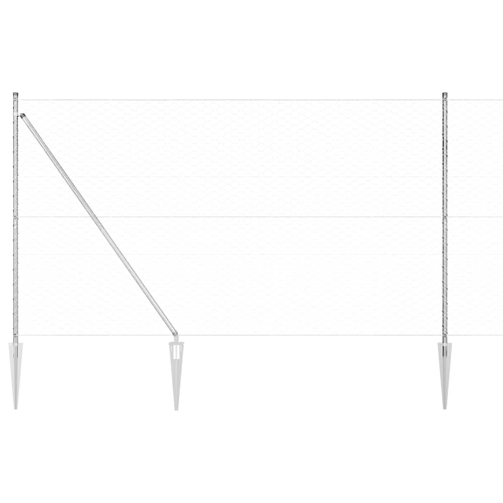 Zavareno žičano ograđivanje s bodljama 100 x 1,6 m (Š x V)