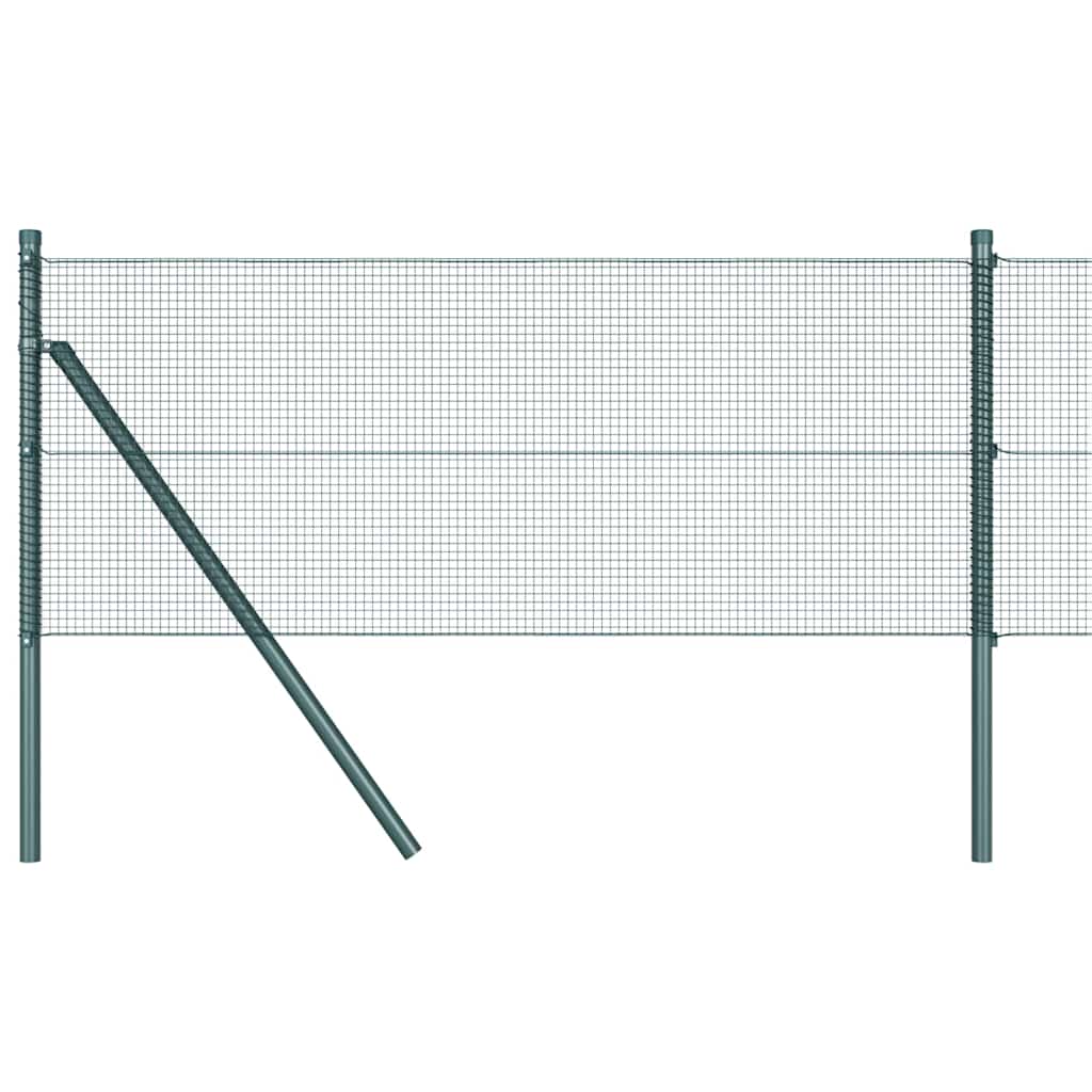 Temeljna zavarena žičana ograda 25 x 0,4 m Zelena Mreža
