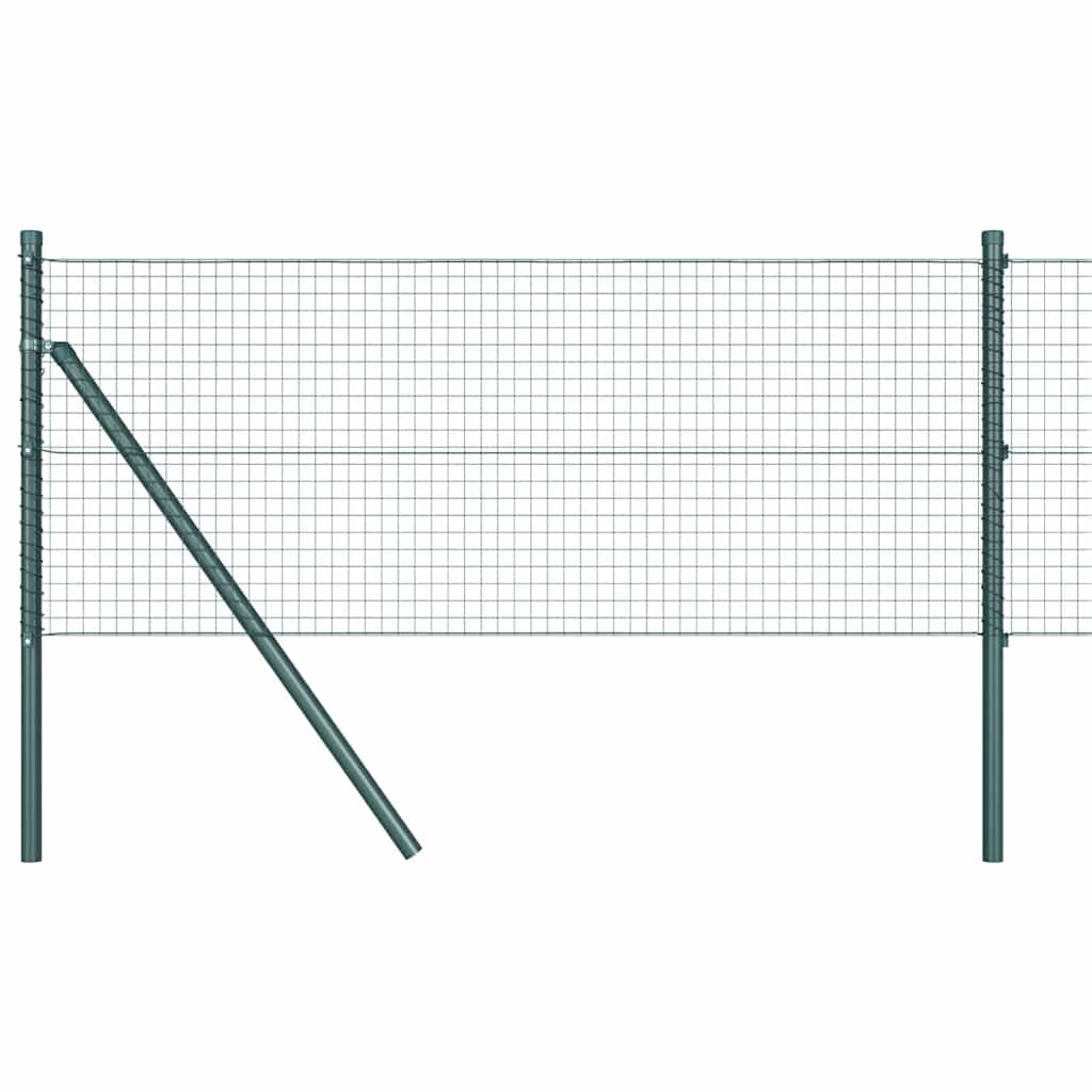 Temeljna zavarena žičana ograda 25 x 0,8 m Zelena Mreža
