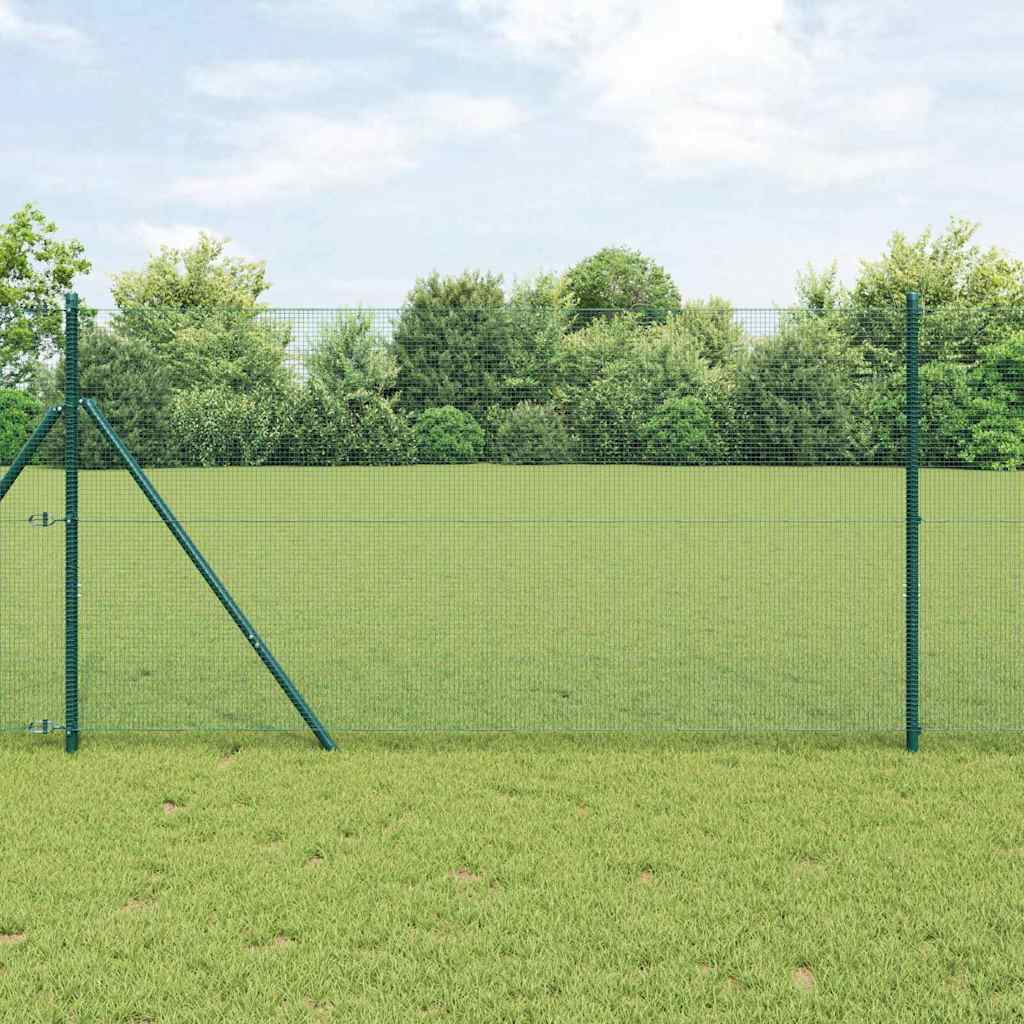 Temeljna zavarena žičana ograda 50 x 1 m Čelik premazan PVC-om