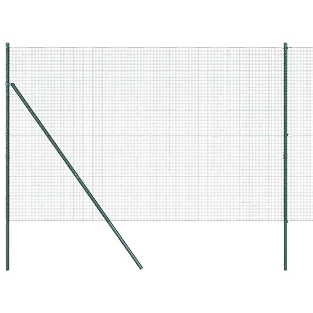 Temeljna zavarena žičana ograda 50 x 1,5 m Zelena Mreža