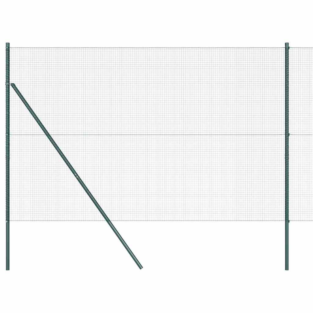 Temeljna zavarena žičana ograda 50 x 1,5 m Zelena Mreža