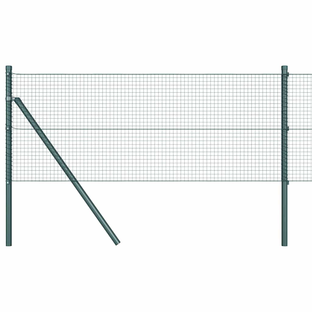 Temeljna zavarena žičana ograda 100 x 0,5 m Zelena Mreža
