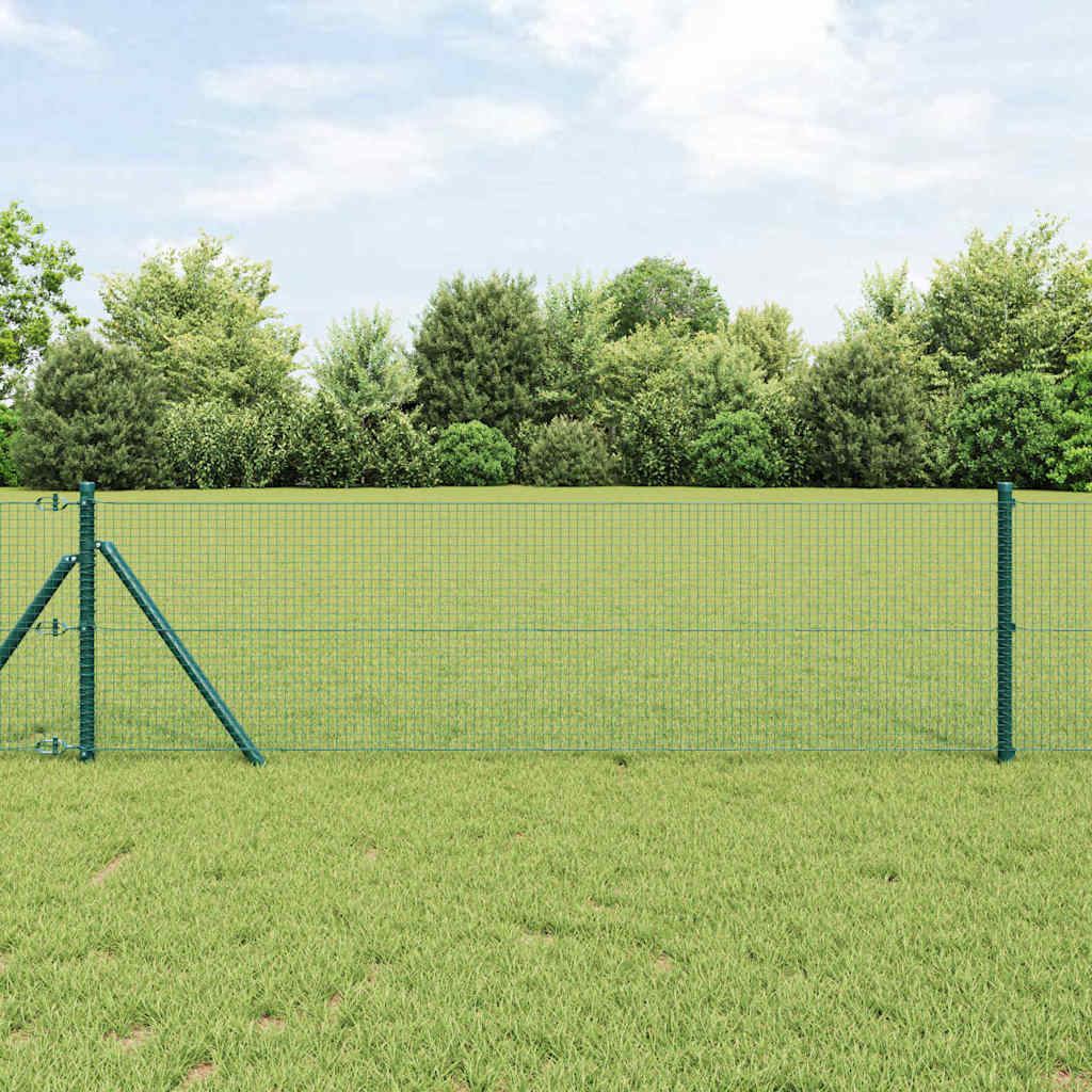 Temeljna zavarena žičana ograda 100 x 0,6 m Zelena Mreža