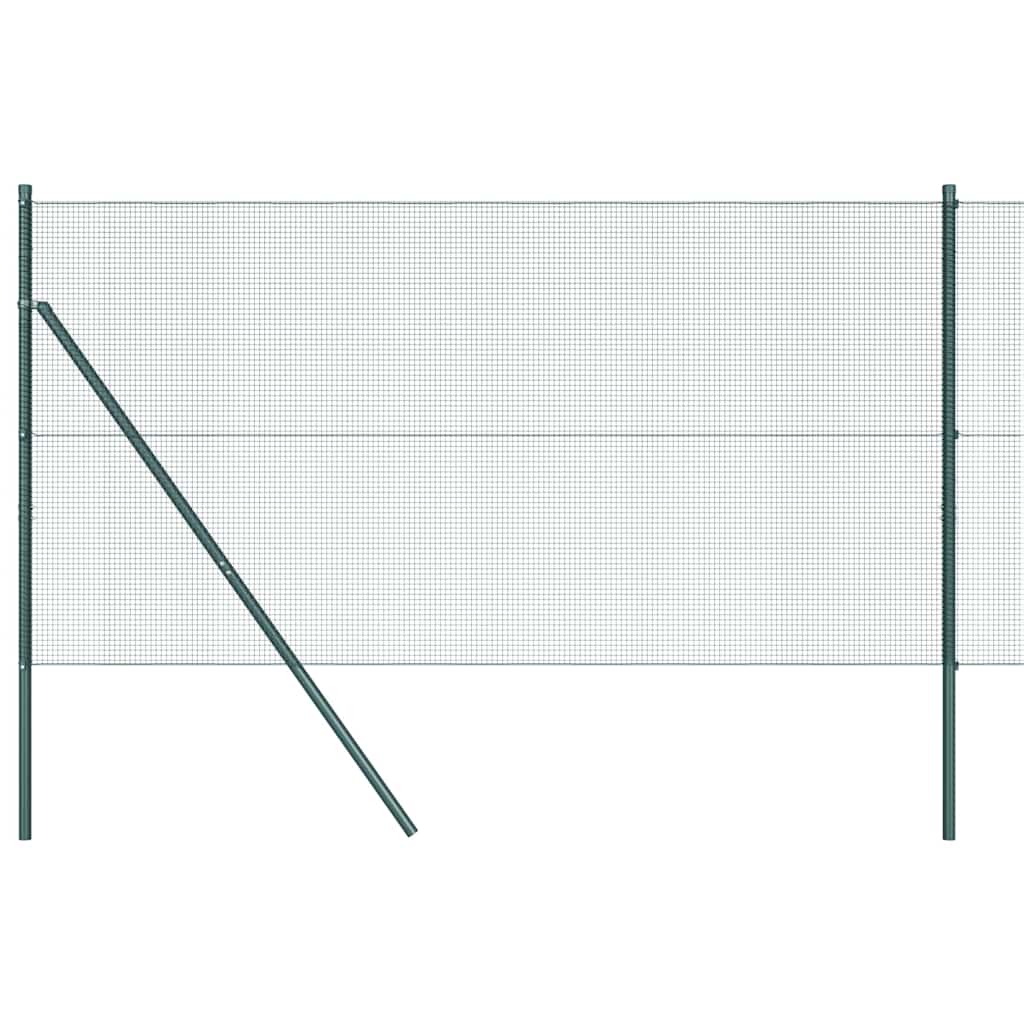 Temeljna zavarena žičana ograda 100 x 1 m Čelik premazan PVC-om