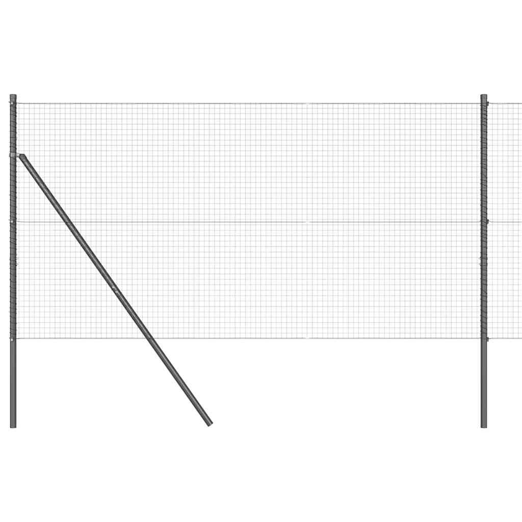 Temeljna zavarena žičana ograda 50 x 1 m Čelik premazan PVC-om