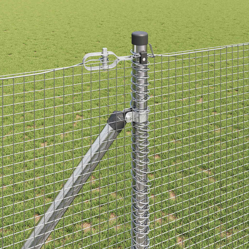 Zavareno žičano ograđivanje s bodljama 10 x 1,4 m Srebrna Mreža