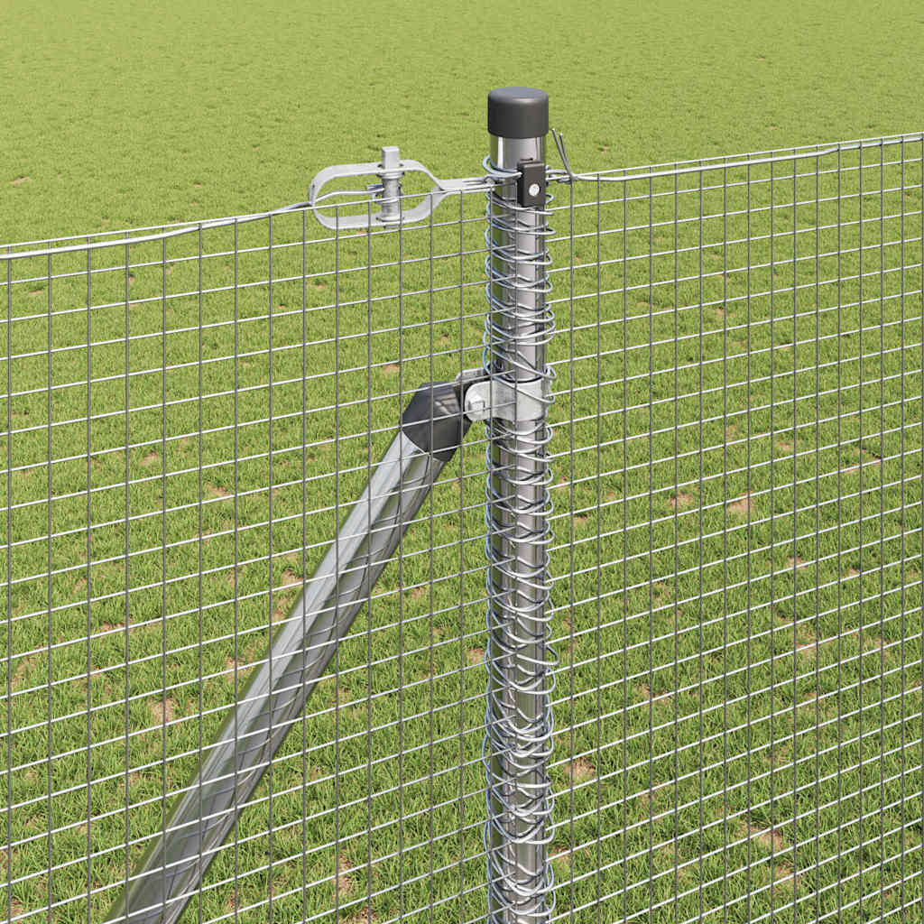 Zavareno žičano ograđivanje s bodljama 10 x 1,6 m Srebrna Mreža