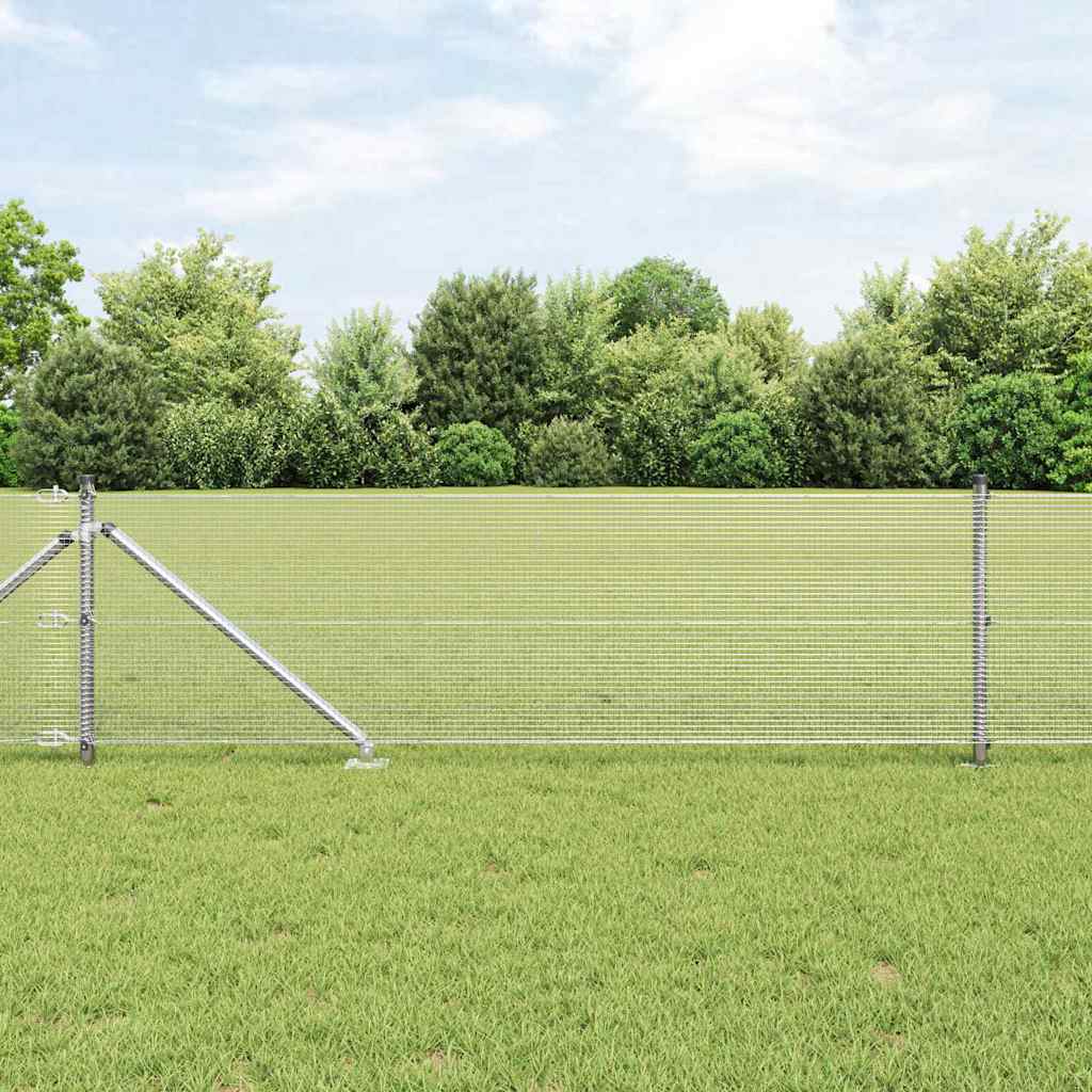 Zavareno žičano ograđivanje s bodljama 50 x 0,5 m Srebrna Mreža