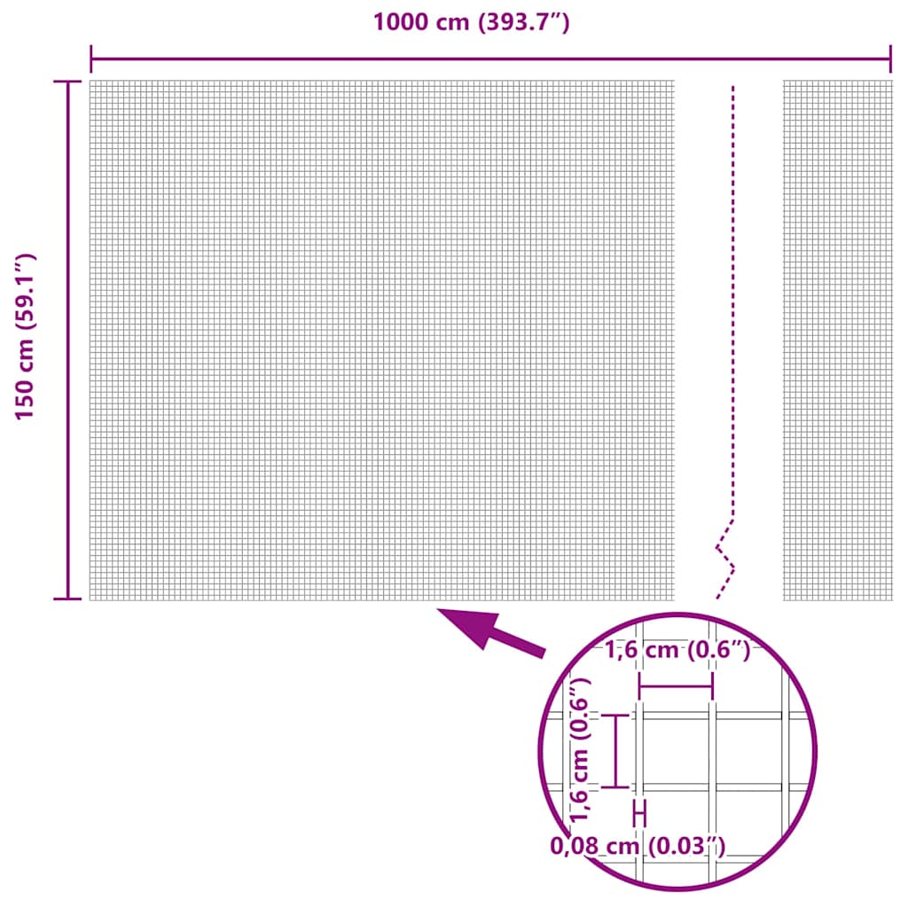 Zavareno žičano ograđivanje s bodljama 10 x 1,5 m Siva Mreža