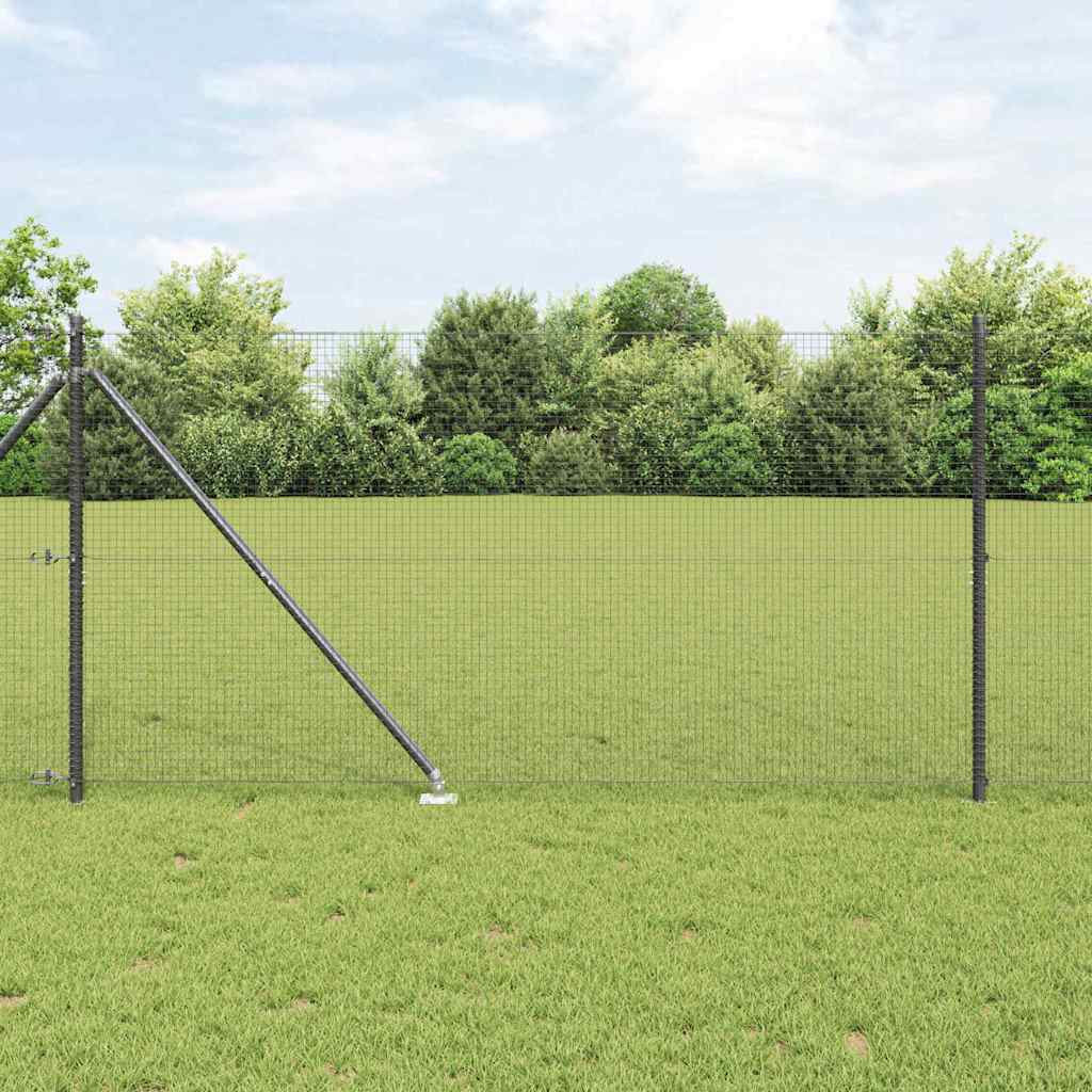 Zavareno žičano ograđivanje s bodljama 25 x 1,4 m Siva Mreža