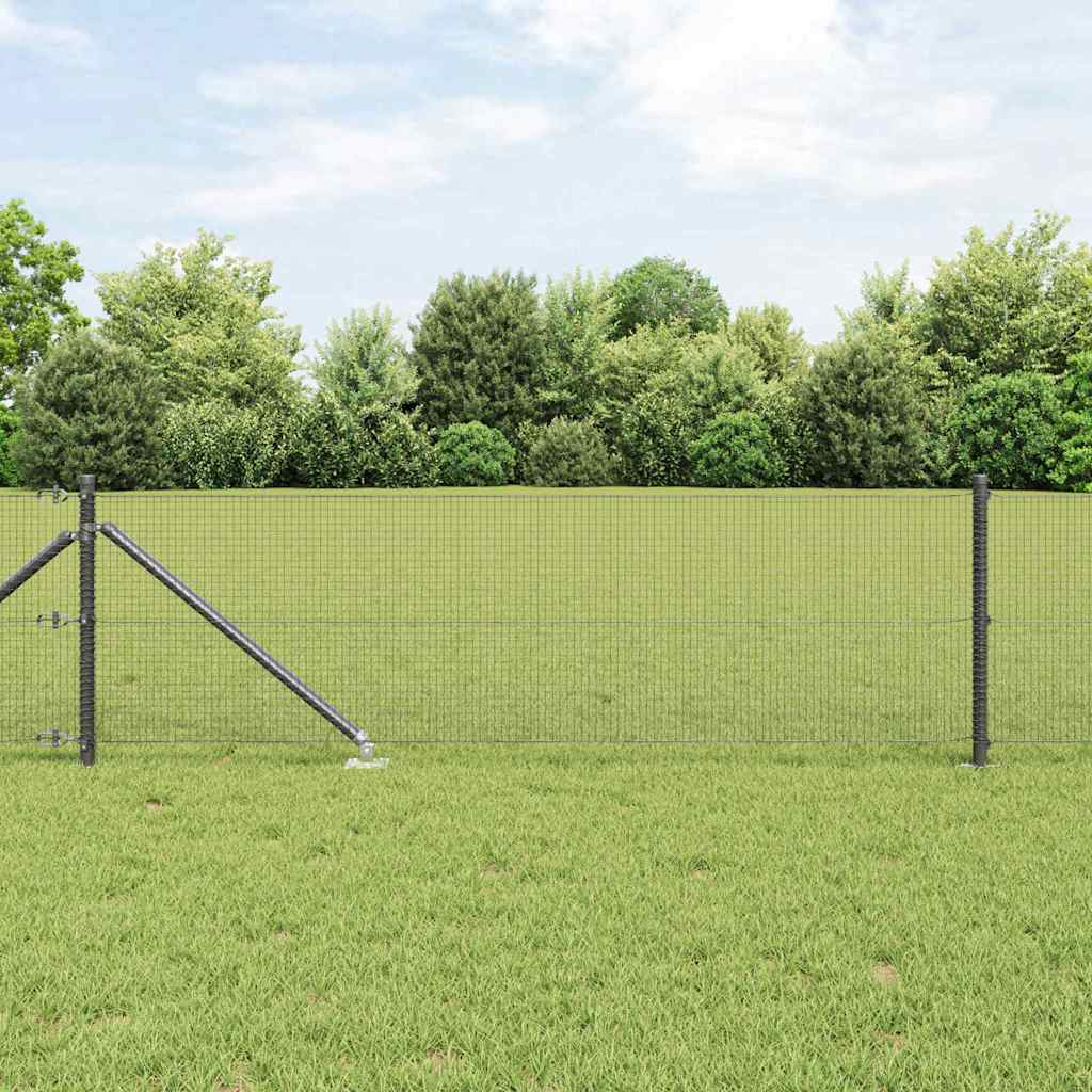 Zavareno žičano ograđivanje s bodljama 50 x 0,6 m Siva Mreža