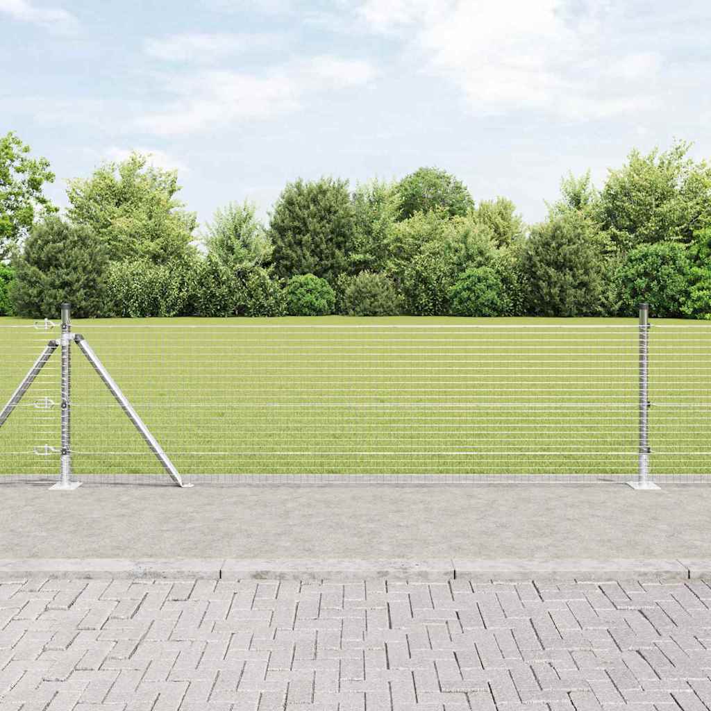 Zavareno žičano ogradno mreža s betonskom podlogom 10 x 0,4 m