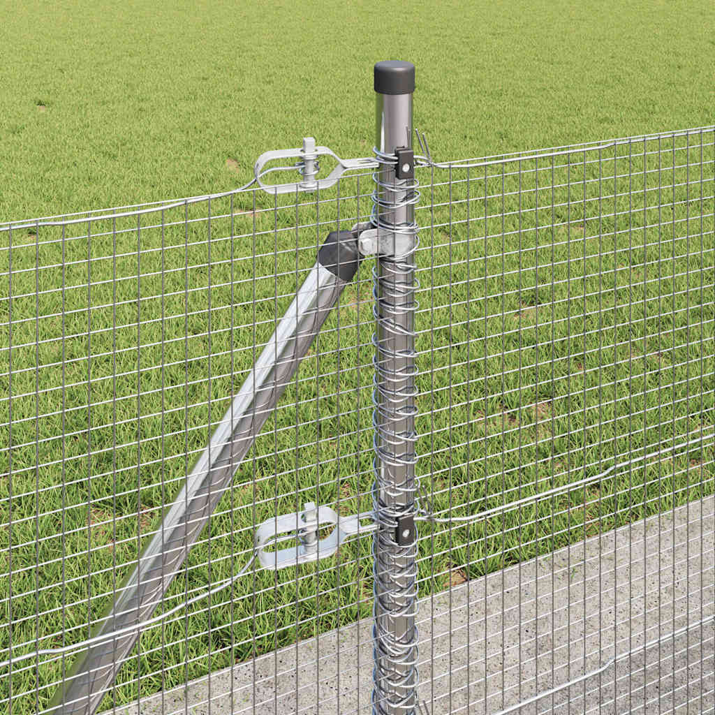 Zavareno žičano ogradno mreža s betonskom podlogom 10 x 0,6 m