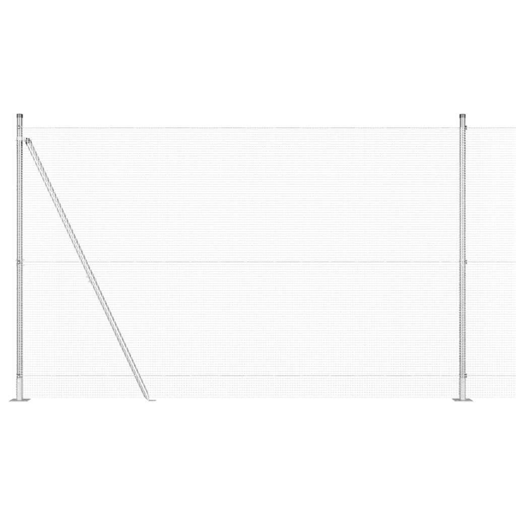 Zavareno žičano ogradno mreža s betonskom podlogom 10 x 1,6 m