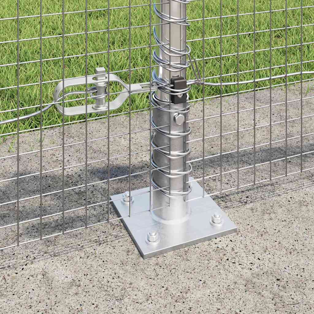 Zavareno žičano ogradno mreža s betonskom podlogom 25 x 0,4 m