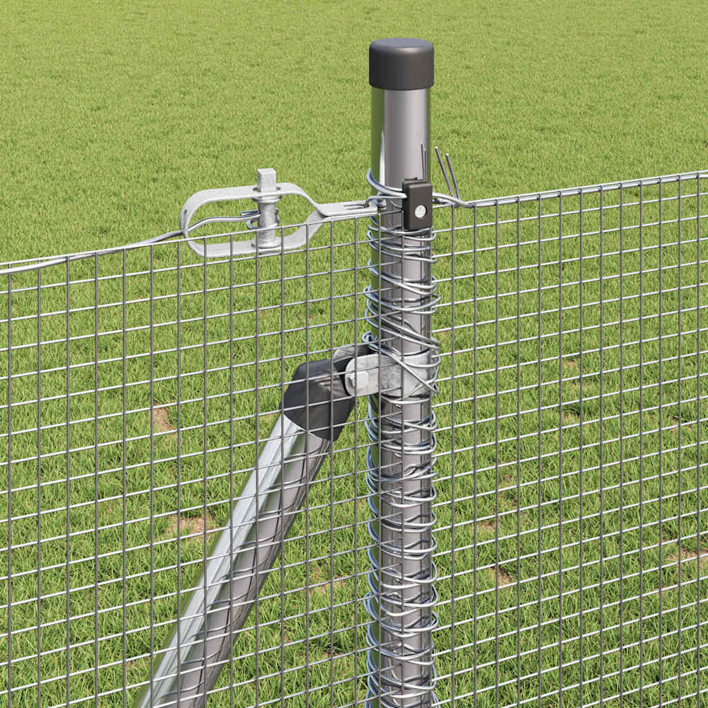 Zavareno žičano ogradno mreža s betonskom podlogom 25 x 0,8 m