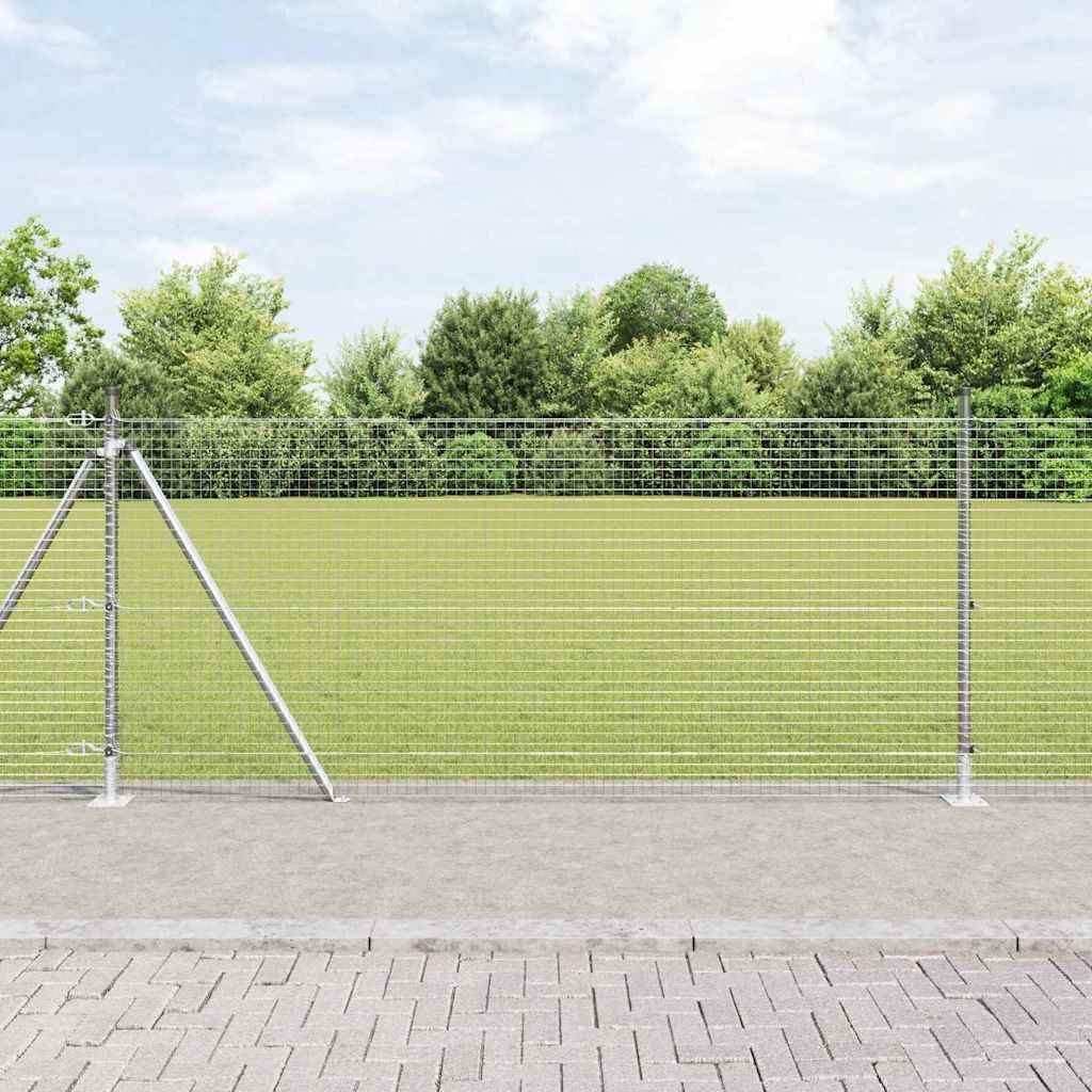 Zavareno žičano ogradno mreža s betonskom podlogom 25 x 0,8 m