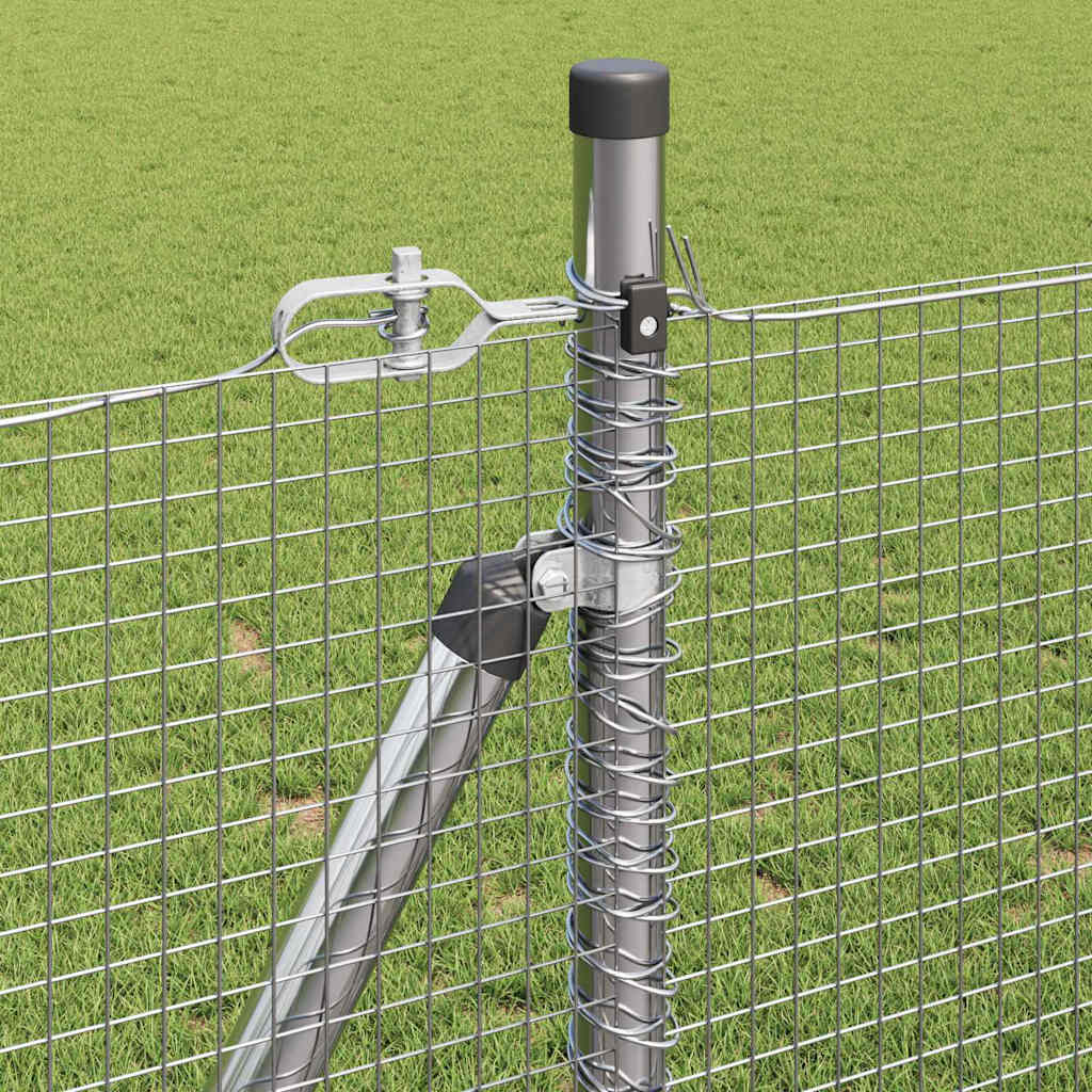 Zavareno žičano ogradno mreža s betonskom podlogom 25 x 1 m