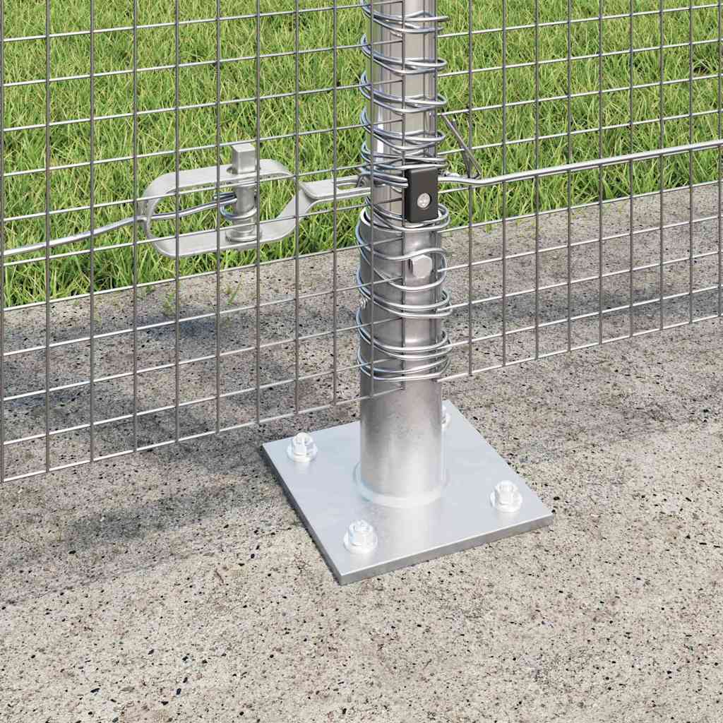 Zavareno žičano ogradno mreža s betonskom podlogom 25 x 1,2 m