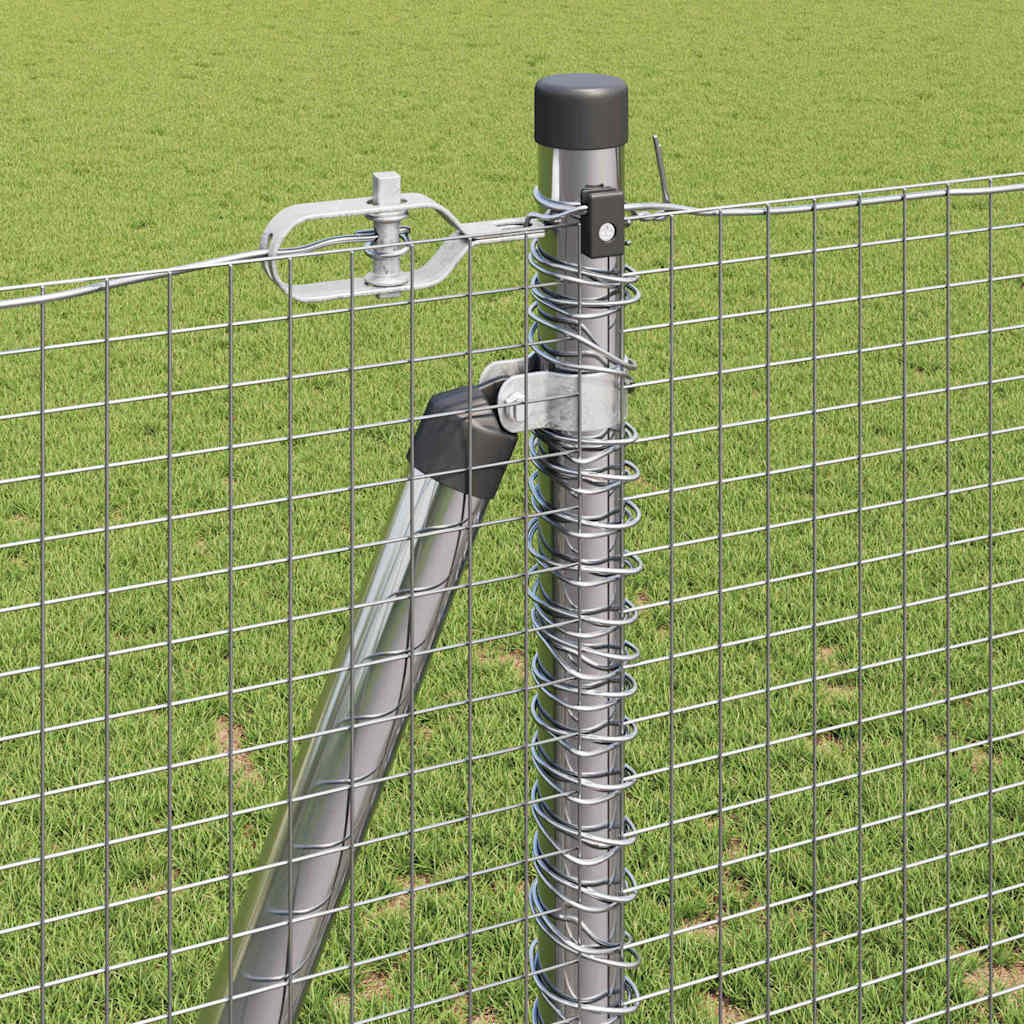 Zavareno žičano ogradno mreža s betonskom podlogom 25 x 1,2 m