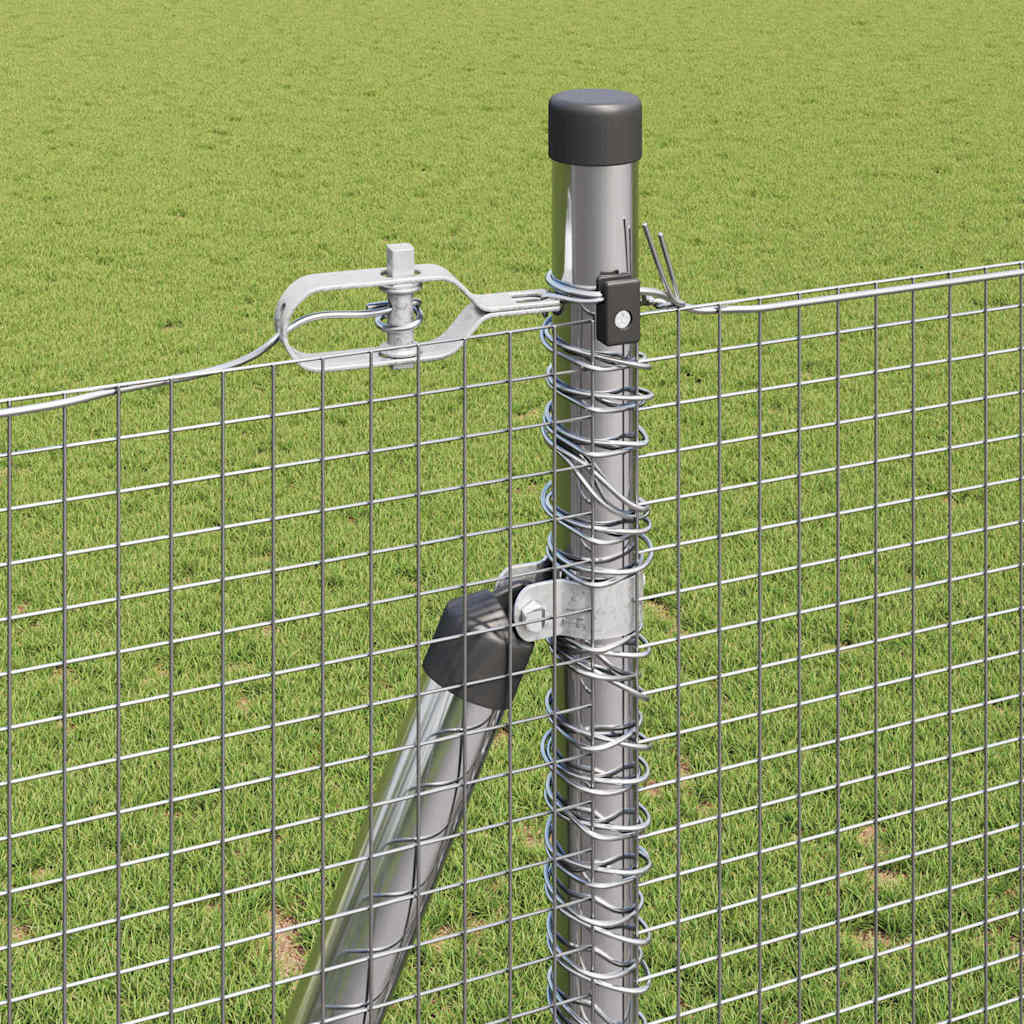 Zavareno žičano ogradno mreža s betonskom podlogom 25 x 1,4 m