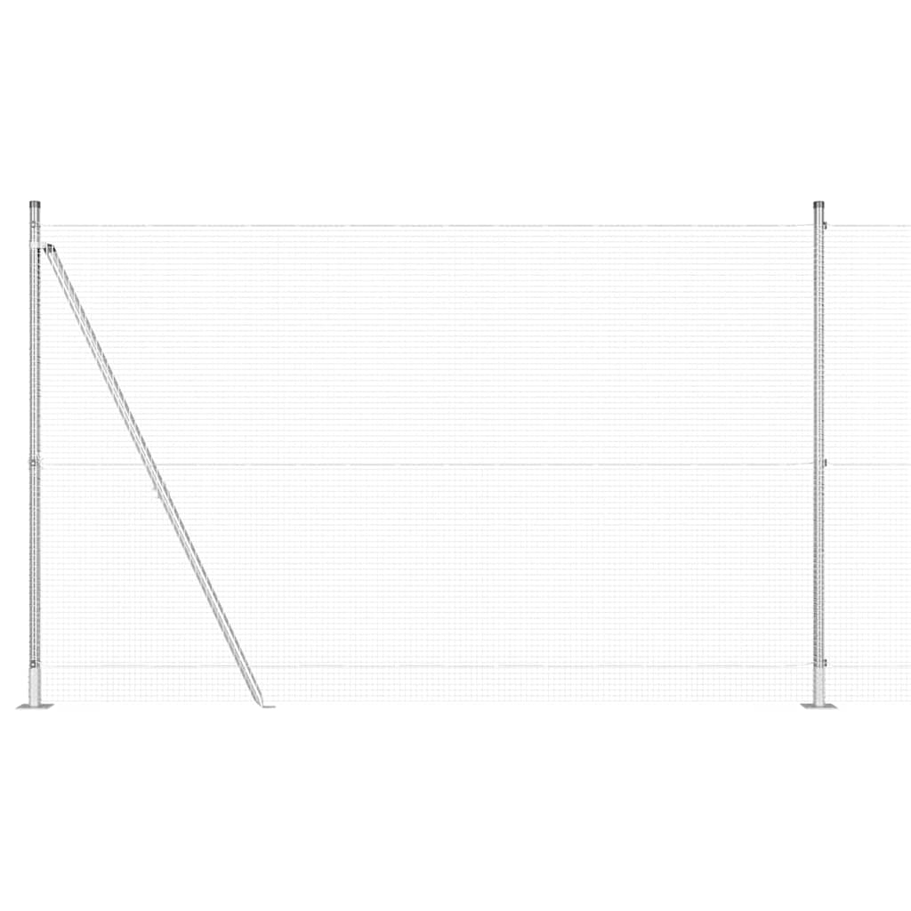 Zavareno žičano ogradno mreža s betonskom podlogom 25 x 1,4 m