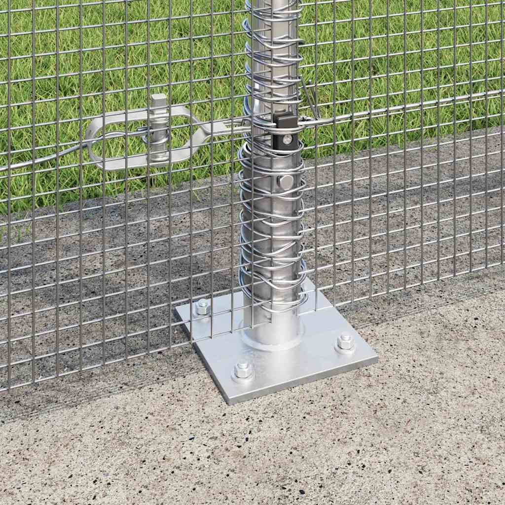 Zavareno žičano ogradno mreža s betonskom podlogom 25 x 1,5 m