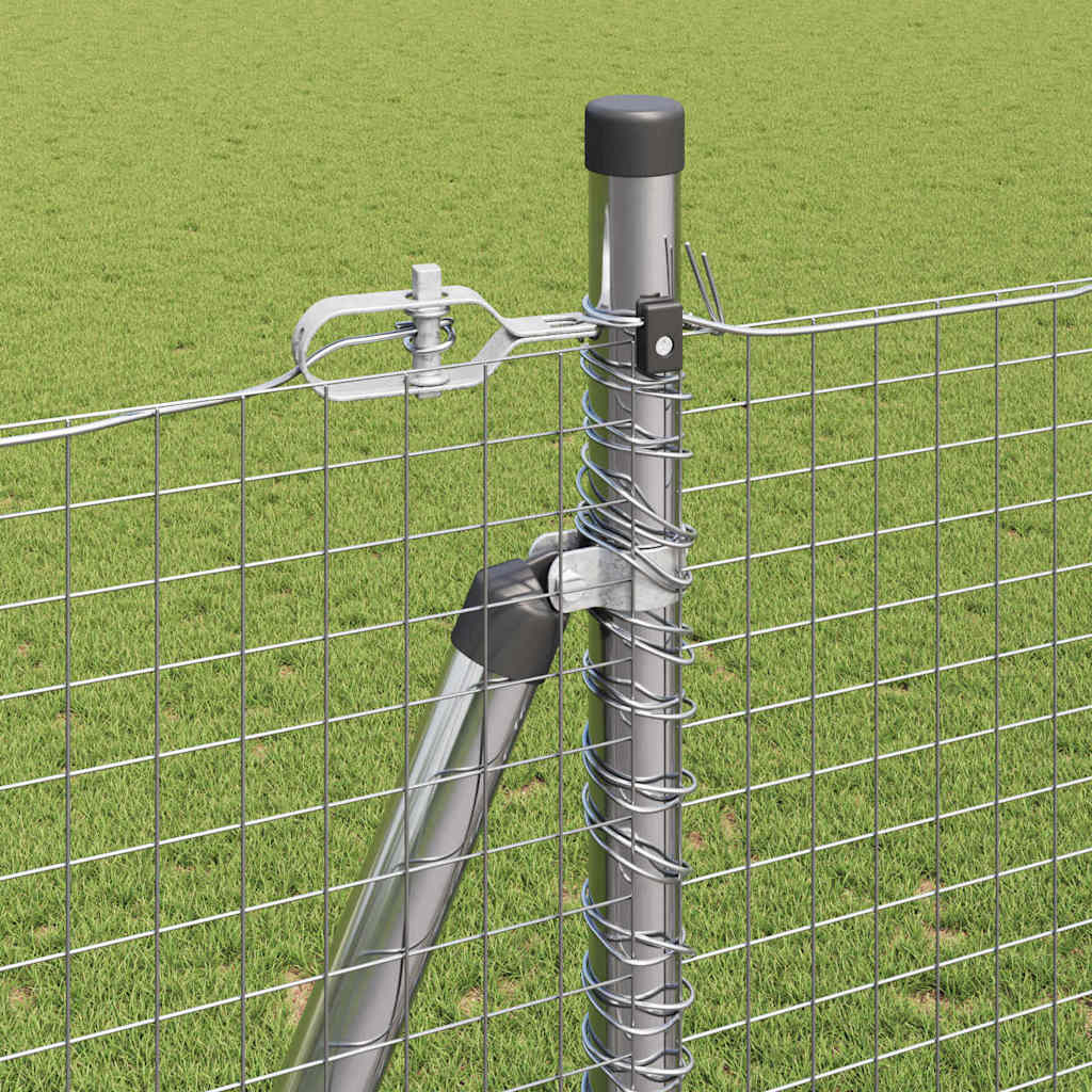 Zavareno žičano ogradno mreža s betonskom podlogom 25 x 1,5 m